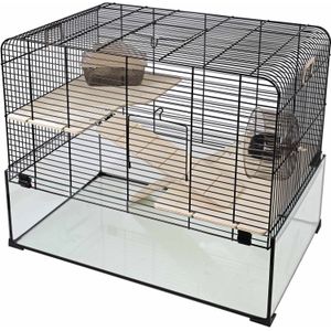 Boon Interzoo Hamsterkooi Vision 58 Zwart