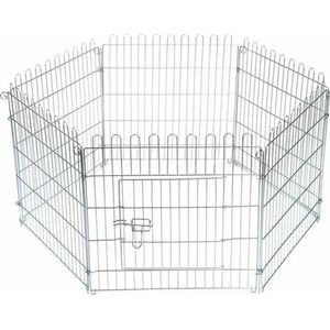 Boon konijnenren 6 panelen zilver 60 x 4 x 63,5 cm