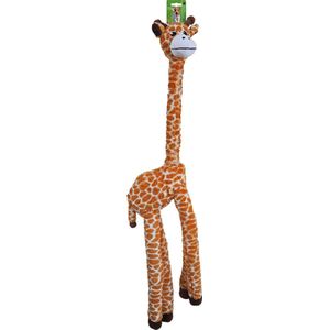 Hondenspeelgoed - Knuffel - XXL - 90cm lang - Langnek - Giraffe