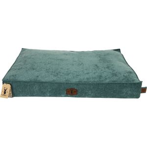 Boony est 1941 premium ligkussen ort. Emerald green 120x90x20cm