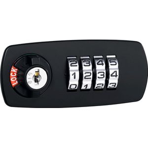 Sleutelkast met cijfercombinatieslot Keybox, plaatstaal, 40 haken, lichtgrijs