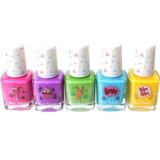 Create It! Nagellakset - 5 Stuks - Roze, Paars, Appelgroen, Hemelsblauw, Geel - 8 ml