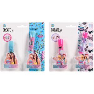 Create It! BFF - Lippenbalsem - Blauw - Roze