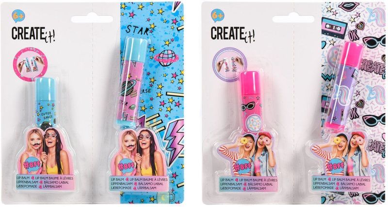 Create It! BFF - Lippenbalsem - Blauw - Roze