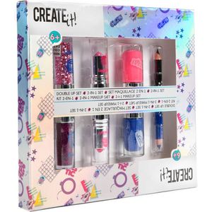 Create It! Poptastic Make-upset - Multicolor - 4-delig - Kunststof