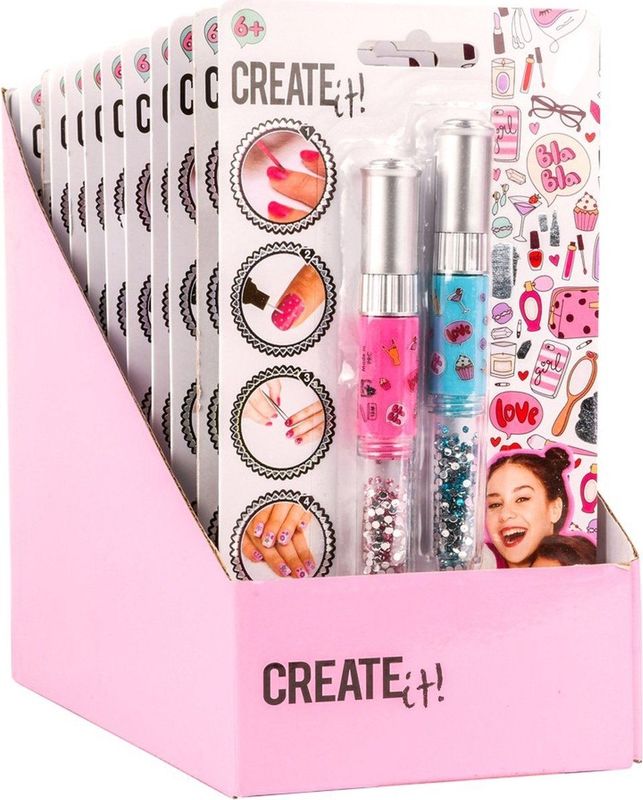 Create It - 3in1 Nail Art - Assorti - 2 Stuks