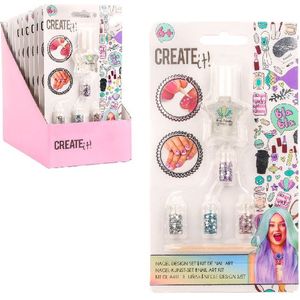 Create It! Versierset Nail Art Meisjes 6-delig