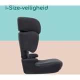 Bebeconfort Road Safe i-Size, i-Size, stoelverhoger, i-Size, installatie met veiligheidsgordel, van 3,5 jaar tot 12 jaar, 15-36 kg, 100-150 cm, Tinted Black