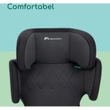 Bebeconfort Road Safe i-Size, i-Size, stoelverhoger, i-Size, installatie met veiligheidsgordel, van 3,5 jaar tot 12 jaar, 15-36 kg, 100-150 cm, Tinted Black