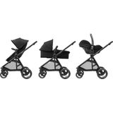 Maxi-Cosi Zelia³ kinderwagen - Essential Black (zwart frame + zwart leer)