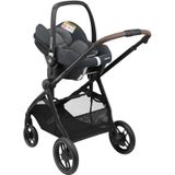 Maxi-Cosi - Zelia³ - Kinderwagen - Essential Graphite - Bruin Leer - 2-in-1 Ontwerp