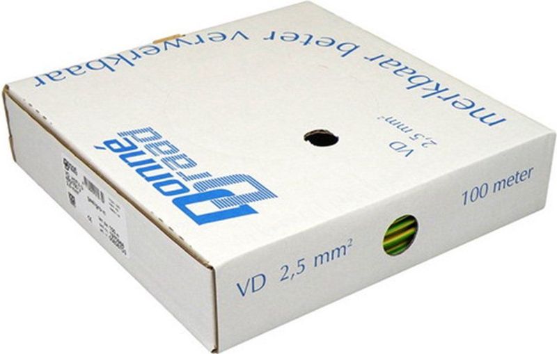 Donne H07V-U installatiedraad - D08367D3 [100 Meter] - E2XA3