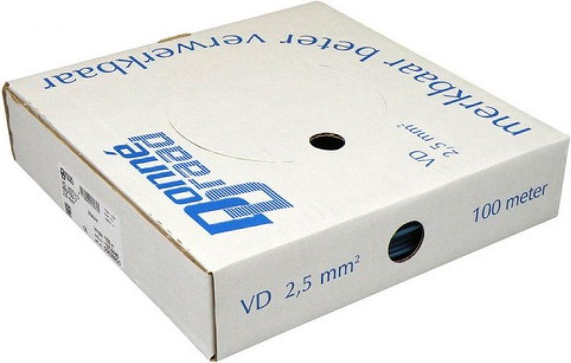 Donne - VD Draad - Blauw - 2,5mm² - Per 100 Meter
