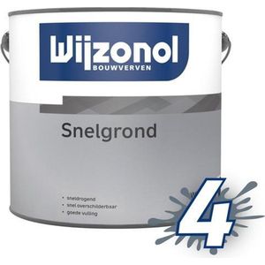 Wijzonol Snelgrond 2,5 Liter Donkere kleur - Grondverf & Primer