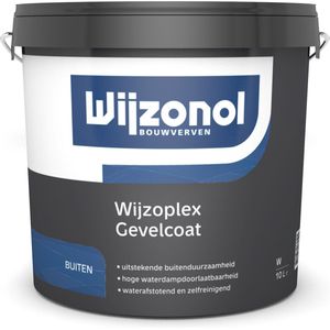 Wijzonol Wijzoplex Gevelcoat - 10 Liter - Wit / Kleur | 8712952034539 | Verf