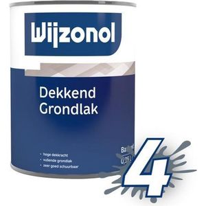Wijzonol Dekkend Grondlak 1 liter Donkere kleur - Deur & Kozijn Grondverf & Primer - Verfwinkel is tot 50% goedkoper