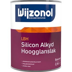 Wijzonol Lbh Silicon Alkyd Hoogglanslak 1 Liter 100% Wit