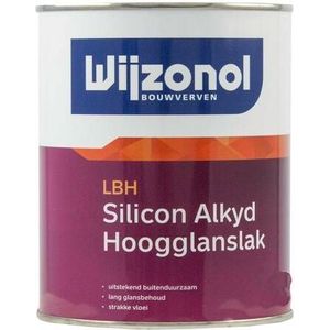 Wijzonol LBH Silicon Alkyd Hoogglanslak - 2,5 Liter - Wit / Kleur | 8712952037318 | Verf