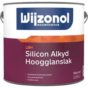 Wijzonol LBH Silicon Alkyd Hoogglanslak - 2,5 Liter - Wit / Kleur | 8712952037318 | Verf