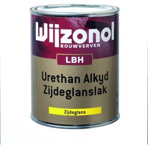 Wijzonol LBH Urethan Alkyd Zijdeglanslak - 1 Liter - Wit / Kleur | 8712952037370 | Verf