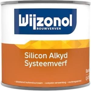 Wijzonol Silicon Alkyd Systeemverf 0,5 Liter 100% Wit