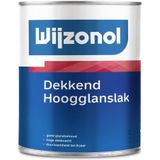 Wijzonol Dekkend Hoogglans 2,5 Liter 100% Wit