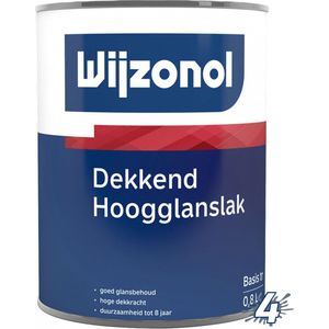 Wijzonol Dekkend Hoogglans 1 Liter Op Kleur Gemengd