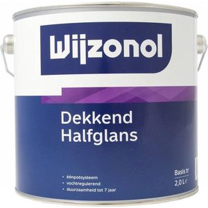 Wijzonol Dekkend Halfglans 2,5 Liter 100% Wit