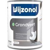 Wijzonol - Grondverf - Wit - Terpentine Verdunbaar - Inhoud 0,5 Liter
