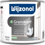 Wijzonol - Grondverf - Wit - Terpentine Verdunbaar - Inhoud 0,5 Liter