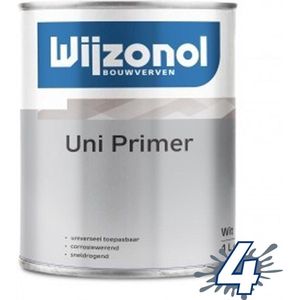 Wijzonol Uni Primer 1 liter  - RAL 9010