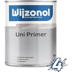 Wijzonol Uni Primer 0.5 liter  - RAL 9010