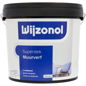 Wijzonol Superdek Muurverf - RAL 9010 | 8712952042244 | Verf