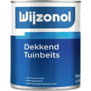 Wijzonol Dekkend Tuinbeits 2,5 Liter 100% Wit