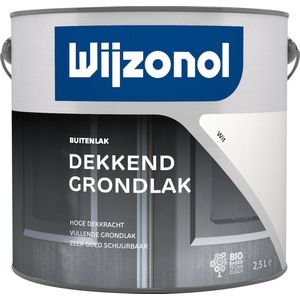 Wijzonol - Dekkend Grondlak - Wit - 2,5l
