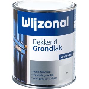 Wijzonol Dekkend Grondlak - 0,75l - Blauwgrijs