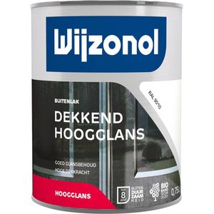 Wijzonol Dekkend Hoogglanslak - 0,75l - RAL 9010