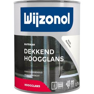 Wijzonol Dekkend Hoogglanslak - 0,75l - 9235 - Roomwit