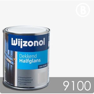 Wijzonol Dekkend Halfglans - 0,75l - 9100 - IJswit
