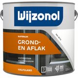 Wijzonol Dekkend Halfglans - 2,5l - RAL 9010