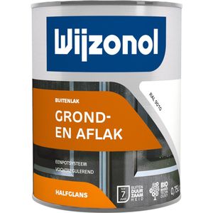 Wijzonol Grond- En Aflak In Één Ral 9010 2,5 Liter
