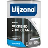 Wijzonol Dekkend Zijdeglans Ral9010 750ml