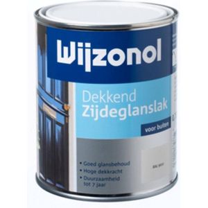 Wijzonol Dekkend Zijdeglans Ral9010 750ml