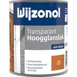 Wijzonol Transparant Hoogglanslak 750 ml - Kleurloos 750 ml - Transparante Lak & Olie