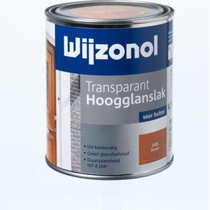 Wijzonol Transparant Hoogglanslak 750 ml 3120 Teak | 8712952050126 | Verf