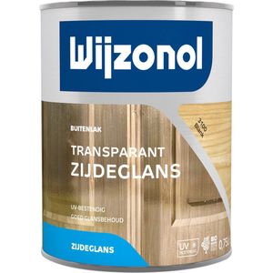 Wijzonol - Transparant Zijdeglanslak - Houtverf - Transparant - UV-Bescherming