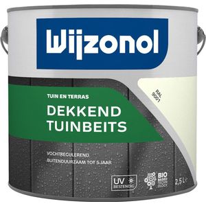 Wijzonol Dekkend Tuinbeits - 2,5 liter - RAL 9001