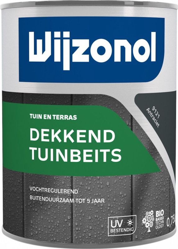 Wijzonol - Dekkend Tuinbeits - RAL 9001 - 2,5 liter