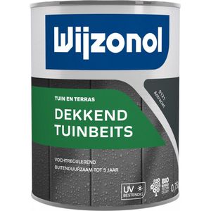 Wijzonol Dekkend Tuinbeits liter Antraciet