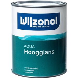 Wijzonol AQUA Hoogglans | 1 Liter - Wit | Houtverf > Merken > Wijzonol